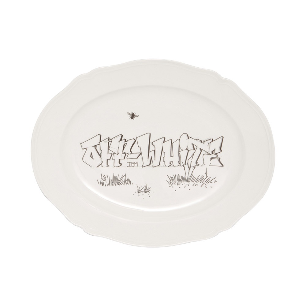 GINORI 1735 Oval Platter - Off-White™ 지노리 Oval flat platter cm 38,5 in. 15 Antico Doccia shape